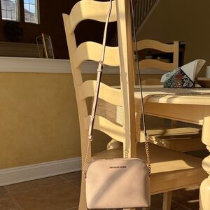 Michael Kors Blush pink Crossbody Bag with Gold Chain